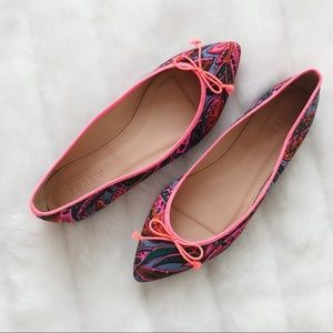 J. Crew Gemma flats in paisley